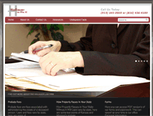 Tablet Screenshot of hallauerlawoffice.com